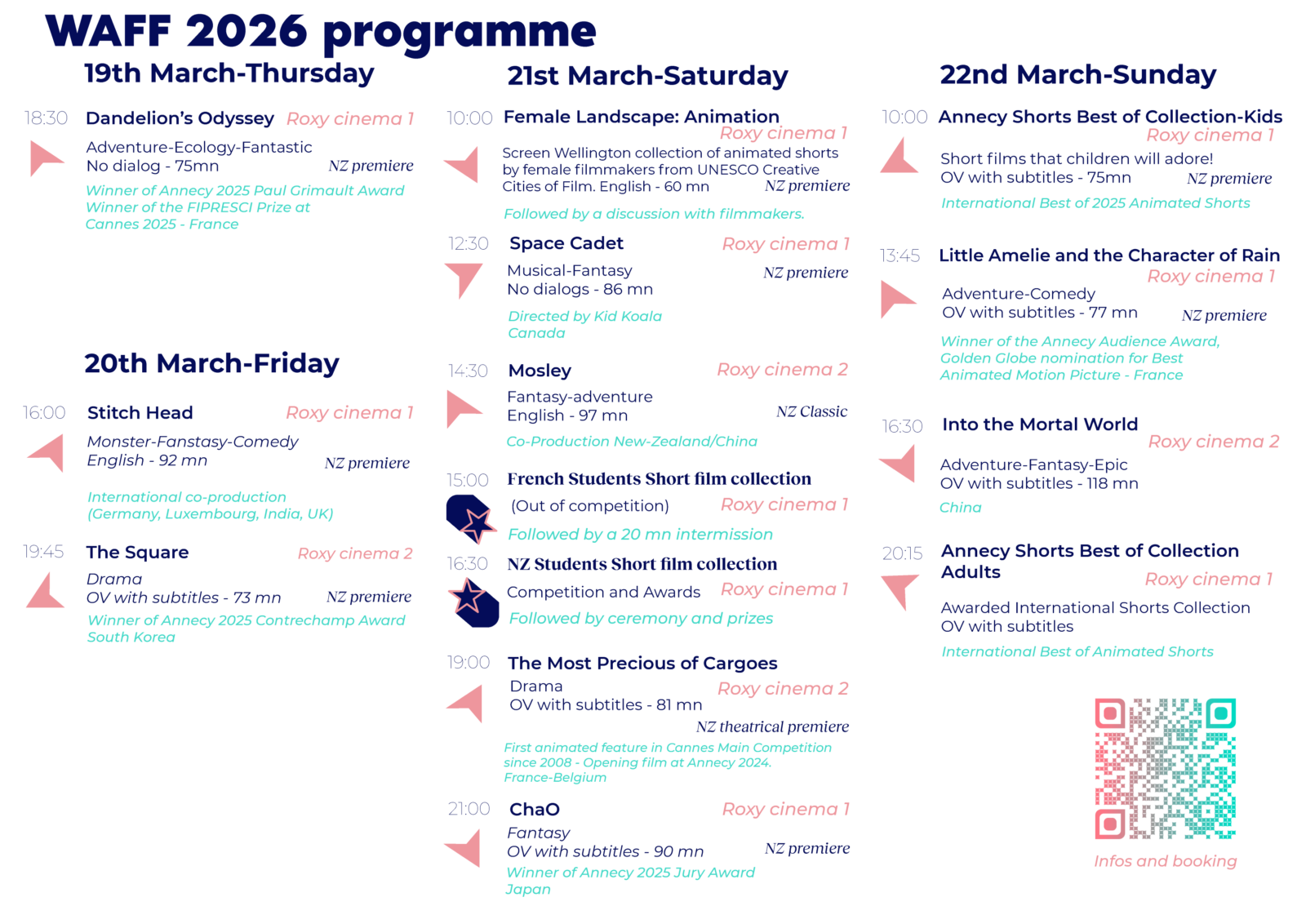 Festival 2026 Programme | Wellington Animation Film Festival